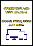 MODEL 903M, 953M AND 959M TRACKED FELLER BUNCHER OPERATION AND TEST MANUAL - PDF