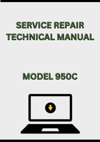 MODEL 950C CRAWLER DOZER SERVICE REPAIR TECHNICAL MANUAL - PDF