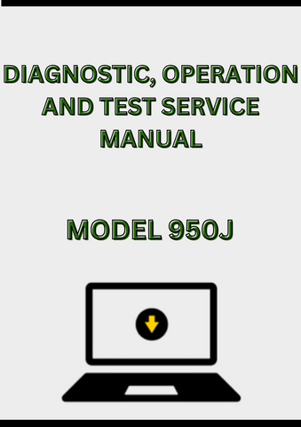 MODEL 950J CRAWLER DOZER DIAGNOSTIC, OPERATION AND TEST SERVICE MANUAL - PDF
