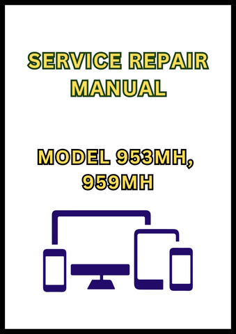 MODEL 953MH, 959MH TRACKED HARVESTER SERVICE REPAIR MANUAL - PDF