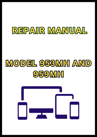 MODEL 953MH AND 959MH TRACKED HARVESTER REPAIR MANUAL - PDF