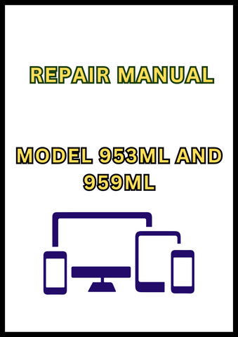 MODEL 953ML AND 959ML SHOVEL LOGGER REPAIR MANUAL - PDF