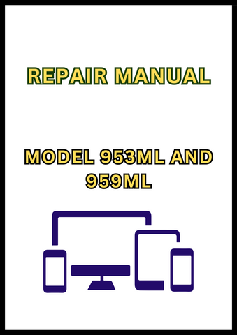 MODEL 953ML AND 959ML SHOVEL LOGGER REPAIR MANUAL - PDF