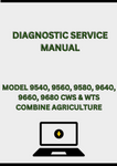 MODEL 9540, 9560, 9580, 9640, 9660, 9680 CWS & WTS COMBINE DIAGNOSTIC SERVICE MANUAL - PDF