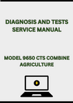 MODEL 9650 CTS COMBINE DIAGNOSIS AND TESTS SERVICE MANUAL - PDF