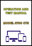 MODEL 9780 CTS COMBINE OPERATION AND TEST MANUAL - PDF