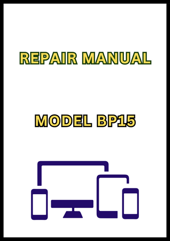 MODEL BP15 BELT PICKUP REPAIR MANUAL - PDF
