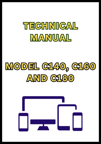 MODEL C140, C160 AND C180 MOUNTED CANNON SPRAYER TECHNICAL MANUAL - PDF