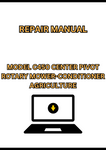 MODEL C450 CENTER PIVOT ROTARY MOWER-CONDITIONER REPAIR MANUAL - PDF