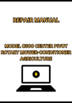 MODEL C500 CENTER PIVOT ROTARY MOWER-CONDITIONER REPAIR MANUAL - PDF