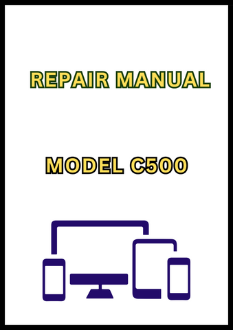 MODEL C500 CENTER PIVOT ROTARY MOWER-CONDITIONER REPAIR MANUAL - PDF