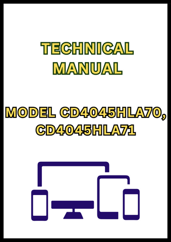 MODEL CD4045HLA70, CD4045HLA71 DIESEL ENGINE TECHNICAL MANUAL - PDF