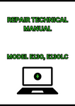 MODEL E130, E130LC EXCAVATOR REPAIR TECHNICAL MANUAL - PDF