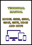 MODEL GS25, GS30, GS45, GS75, HD45 AND HD75 WALK-BEHIND MOWER TECHNICAL MANUAL - PDF