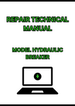 MODEL HYDRAULIC BREAKER REPAIR TECHNICAL MANUAL - PDF