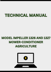 MODEL IMPELLER 1326 AND 1327 MOWER-CONDITIONER TECHNICAL MANUAL - PDF