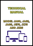 MODEL JA60, JA62, JA65, JE75, JX75 AND JX85 MOWER TECHNICAL MANUAL - PDF
