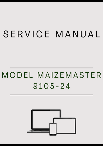 MODEL MAIZEMASTER 9105-24 CORN HEADER SERVICE MANUAL - PDF