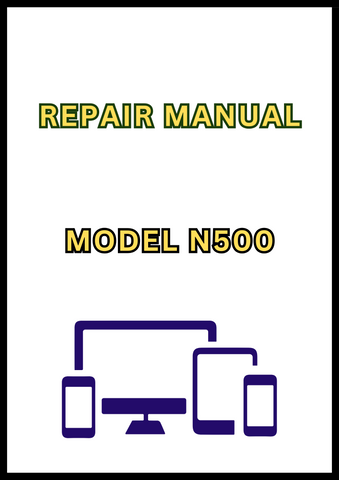 MODEL N500 SERIES AIR DRILL REPAIR MANUAL - PDF