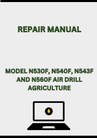 MODEL N530F, N540F, N543F AND N560F AIR DRILL REPAIR MANUAL - PDF