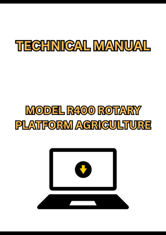 MODEL R400 ROTARY PLATFORM TECHNICAL MANUAL - PDF