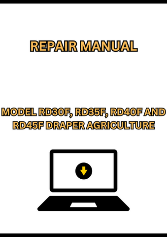 MODEL RD30F, RD35F, RD40F AND RD45F DRAPER REPAIR MANUAL - PDF