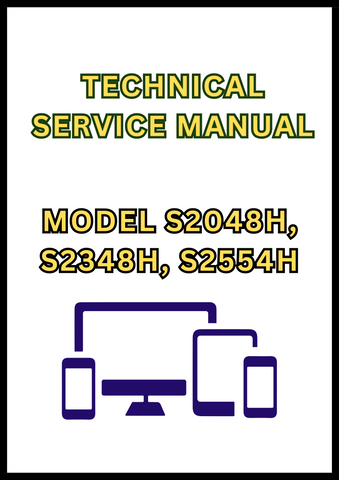 MODEL S2048H, S2348H, S2554H YARD & GARDEN TRACTOR TECHNICAL SERVICE MANUAL - PDF