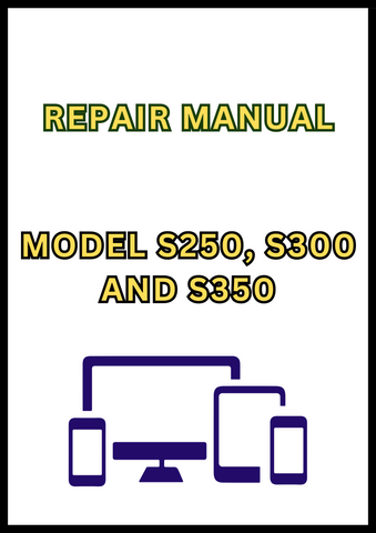 MODEL S250, S300 AND S350 MOWER-CONDITIONER REPAIR MANUAL - PDF
