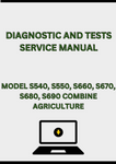 MODEL S540, S550, S660, S670, S680, S690 COMBINE DIAGNOSTIC AND TESTS SERVICE MANUAL - PDF