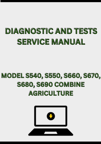 MODEL S540, S550, S660, S670, S680, S690 COMBINE DIAGNOSTIC AND TESTS SERVICE MANUAL - PDF