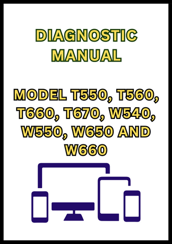 MODEL T550, T560, T660, T670, W540, W550, W650 AND W660 COMBINE DIAGNOSTIC MANUAL - PDF