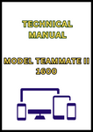 MODEL TEAMMATE II 1600 SERIES PLANETARY TECHNICAL MANUAL - PDF