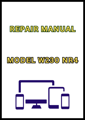 MODEL W230 NR4 COMBINE REPAIR MANUAL - PDF