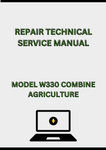 MODEL W330 COMBINE REPAIR TECHNICAL SERVICE MANUAL - PDF