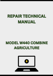 MODEL W440 COMBINE REPAIR TECHNICAL MANUAL - PDF