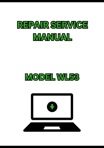 MODEL WL53 4WD LOADER REPAIR SERVICE MANUAL - PDF