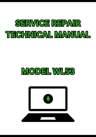 MODEL WL53 4WD LOADER SERVICE REPAIR TECHNICAL MANUAL - PDF