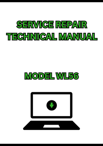 MODEL WL56 4WD LOADER SERVICE REPAIR TECHNICAL MANUAL - PDF