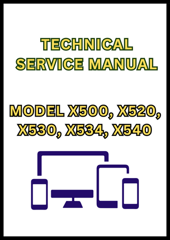 MODEL X500, X520, X530, X534, X540 LAWN TRACTOR TECHNICAL SERVICE MANUAL - PDF