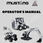 Mustang 1750RT, 1750RT NXT3, 2100RT, 2100RT NXT3, 2500RT NXT3 Track Loader(SN 31051-131000,131301, 40501-241000,280051,80301 Operator Manual (50940412H- PDF File Download