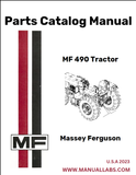 Massey Ferguson MF 490 Tractor Parts Catalogue Manual - PDF File Download