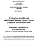 Massey Ferguson 1417, 1423 Tractor Service Repair Manual - PDF File Download