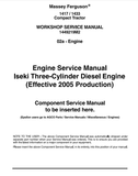 Massey Ferguson 1417, 1423 Tractor Service Repair Manual - PDF File Download