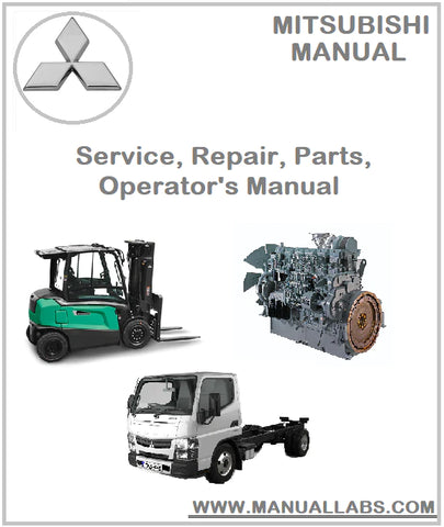 Mitsubishi FG20K MC, FG25K MC, FG30K MC, FG35K MC Forklift Truck Service Repair Manual