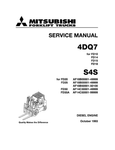 Mitsubishi FD15, FD18, FD20, FD25, FD30, FD35A Forklift Truck Repair Manual