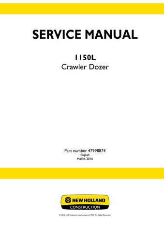 Unlock the full potential of your New Holland 1150L Crawler Dozer with the comprehensive Service Manual (Part Number: 47998874) in PDF format. This essential guide provides detailed instructions, diagrams, and troubleshooting tips to ensure your dozer operates at peak performance. Whether you're a seasoned professional or a DIY enthusiast, this manual is designed to help you maintain, repair, and optimize your equipment efficiently. Don't miss out on the opportunity to enhance your dozer's longevity and