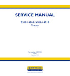 Unlock the full potential of your New Holland 3510, 4010, 4510, and 4710 tractors with the comprehensive Service Manual (Part No. 47899743) in PDF format. This essential guide provides detailed instructions, diagrams, and troubleshooting tips to ensure your tractor operates at peak performance. Whether you're a seasoned mechanic or a DIY enthusiast, this manual is your go-to resource for maintenance and repairs, helping you save time and money while keeping your equipment in top shape. Don't miss out on the