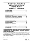 Featuring step-by-step procedures, diagrams, and troubleshooting tips, this manual is an invaluable resource for both seasoned mechanics and DIY enthusiasts. Whether you're tackling routine maintenance or complex repairs, the Repair Manual equips you with the knowledge needed to keep your tractor running smoothly and efficiently.