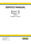 Unlock the full potential of your New Holland Boomer 40 and 50 Tier 3 Compact Tractors with the comprehensive manual (part number 47698299) available in PDF format. This essential guide provides detailed instructions, maintenance tips, and troubleshooting advice to ensure your tractor operates at peak performance. Whether you're a seasoned operator or a first-time user, this manual is designed to enhance your understanding and efficiency, making it an indispensable resource for any agricultural or landscapi
