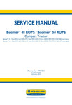 Unlock the full potential of your New Holland Boomer 40 and 50 ROPS tractors with the comprehensive Service Manual (47917001) in PDF format. This essential guide provides detailed instructions, diagrams, and troubleshooting tips to ensure your tractor operates at peak performance. Whether you're performing routine maintenance or tackling complex repairs, this manual is your go-to resource for keeping your equipment in top shape. Invest in your machinery's longevity and efficiency—download your service